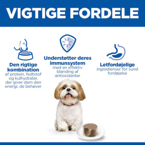 Hill's Mature Adult 7+  Small & Mini mousse met kip natvoer hond