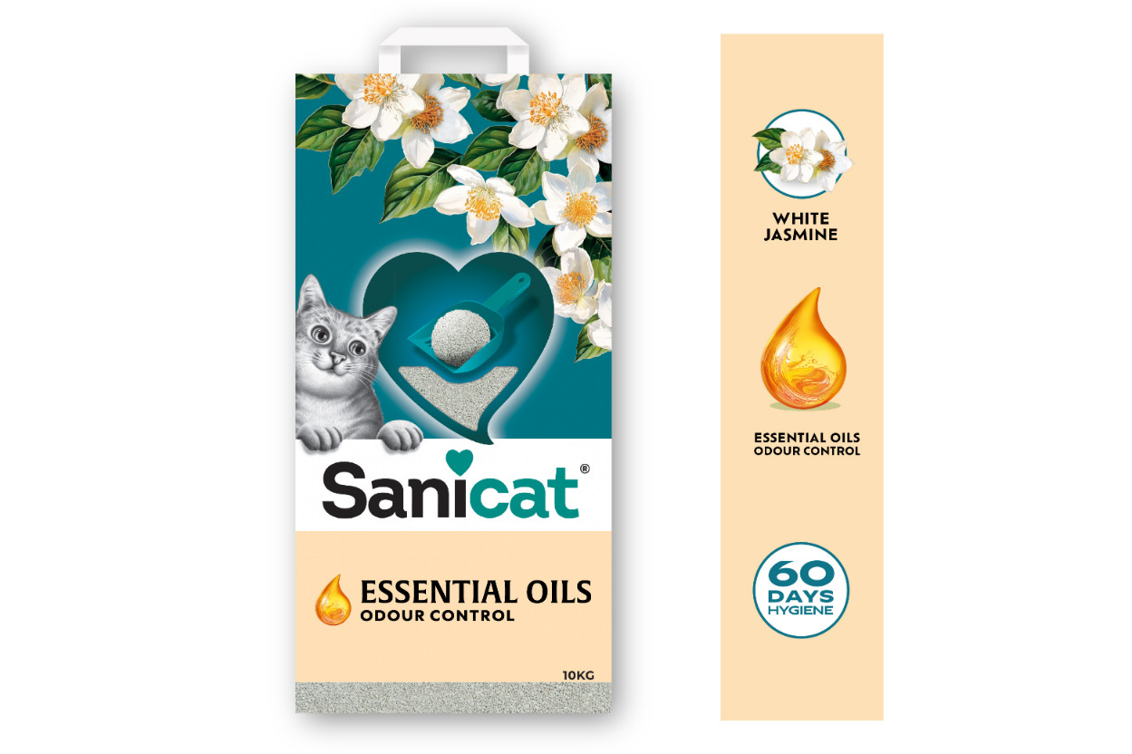Sanicat Essential Oils Ultra Clumping White Jasmine kattenbakvulling