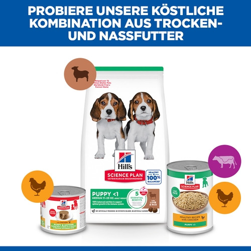 Hill's Puppy Healthy Development Lamm & Reis Hundefutter 