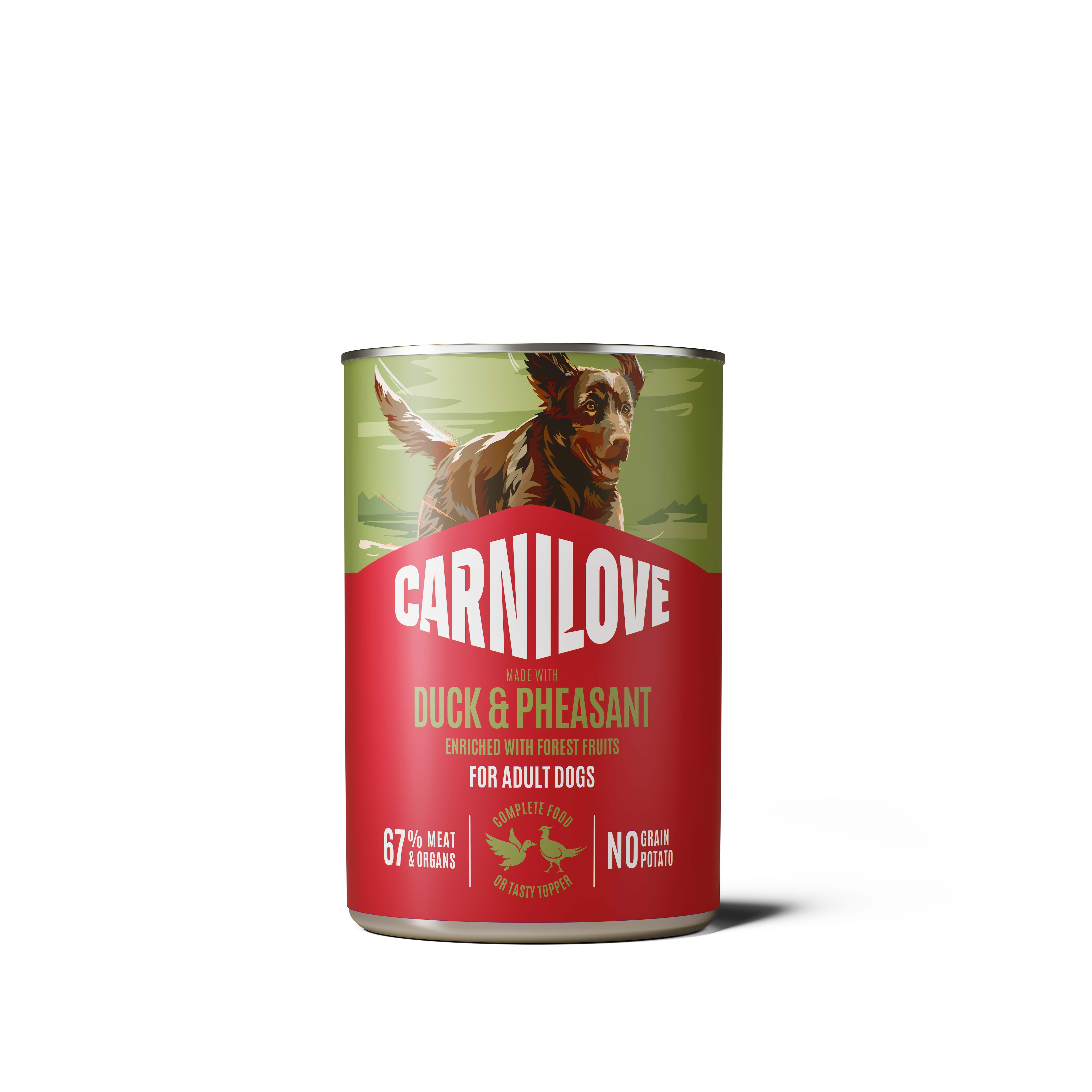 Carnilove eend & fazant natvoer hond (blik)