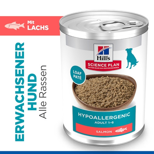 Hill's Adult Hypoallergenic nat hondenvoer met zalm blik