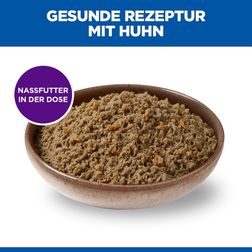 Hill's Adult Sensitive Stomach & Skin nat hondenvoer met kip blik