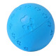 Gummi Ball mit Pfotenabdruck  und Quietschton
