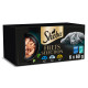 Sheba Filets Selection Weißfisch, Huhn-Thunfisch, Geflügel-Lachs Katzen-Nassfutter Multipack (Schale 60 g)