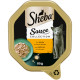 Sheba Mini Filets mit Rind und Pute in Sauce Katzen-Nassfutter (Schale 85 g)