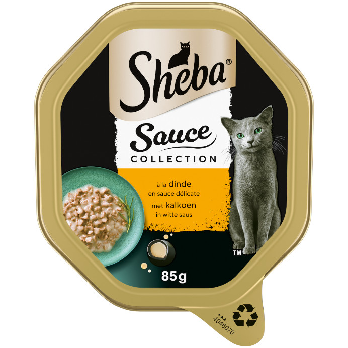 Sheba Mini Filets mit Rind und Pute in Sauce Katzen-Nassfutter (Schale 85 g)