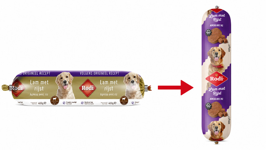 Rodi Wurst Lamm mit Reis für den Hund