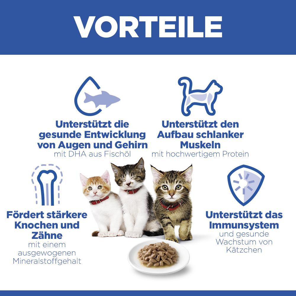 Hill's Kitten nat kattenvoer met kip maaltijdzakje multipack