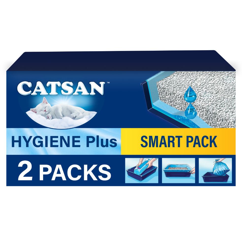 Catsan Hygiene Plus Smart Pack Katzenstreu