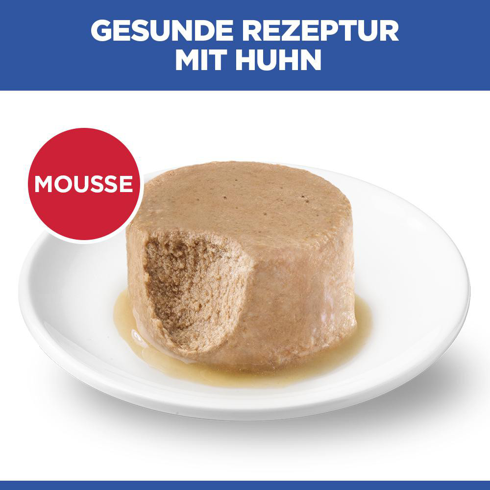 Hill's Adult mit Huhn Katzen-Nassfutter (Mousse, Dose)
