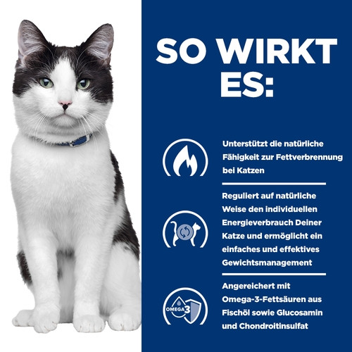 Hill's Prescription Diet J/D Weight Metabolic + Mobility Nassfutter für Katzen mit Huhn (Beutel)