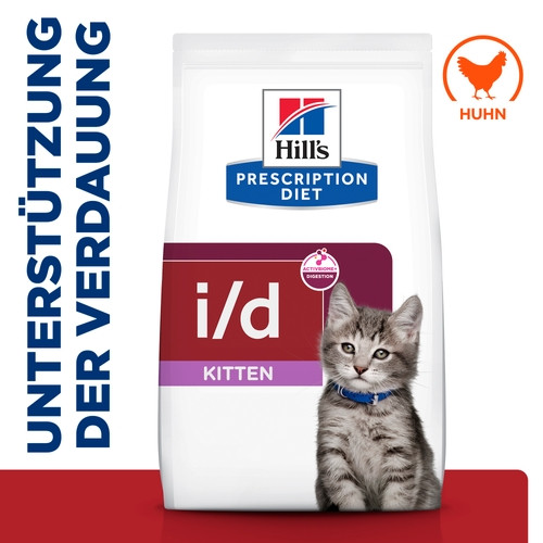 Hill's Prescription Diet Kitten I/D Digestive Care Kätzchenfutter mit Huhn