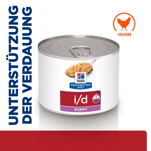 Hill's Prescription Diet Puppy I/D Digestive Care Nassfutter für Welpen mit Huhn (Dose)
